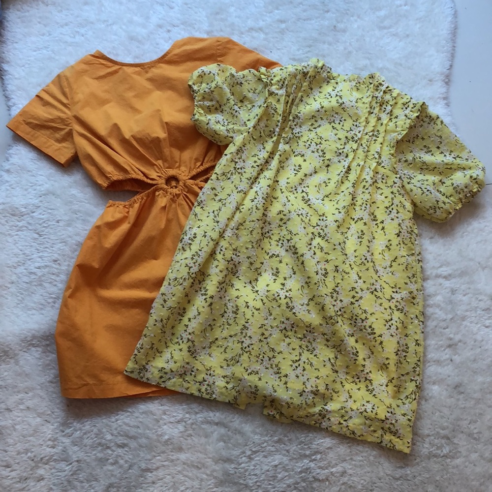 Lot of 2 Zara girl dresses for 7 years